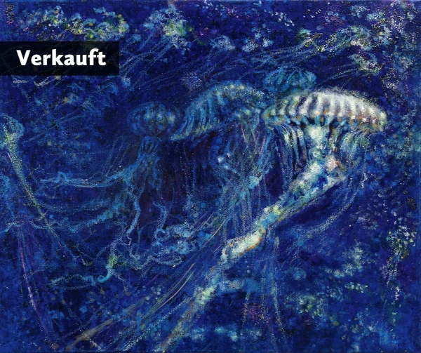 01_2022_50 x 60 cm_Hauptbild_Quallen nachts