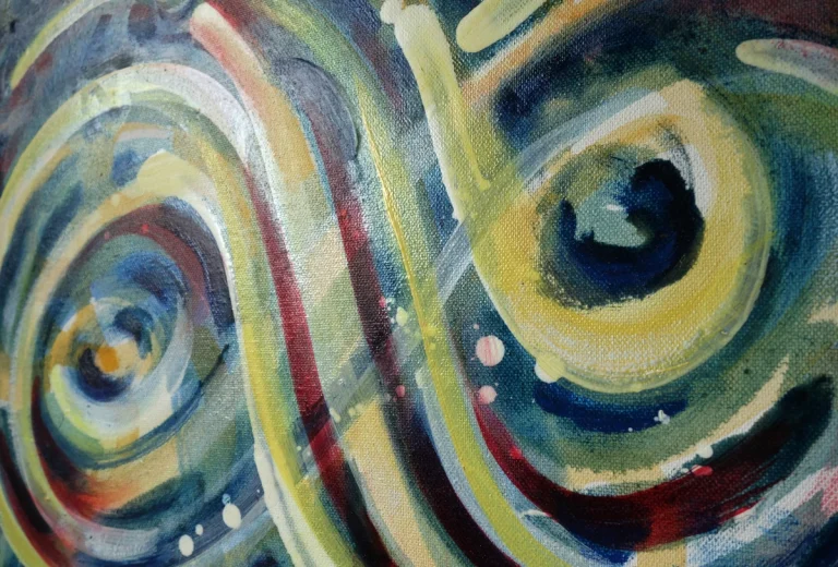 „Infinity“ 30 x 40 cm, 2022 Ölfarbe auf Leinwand