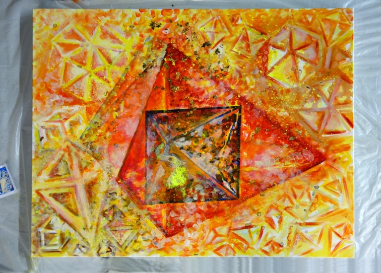 Tetraeder = Feuer (Heilige Geometrie)