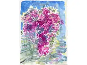 Alonnisos - Magic Greek Oleander with fence