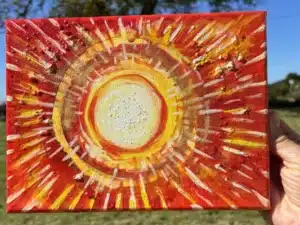 JEDEM SEINE SONNE - Ölbild