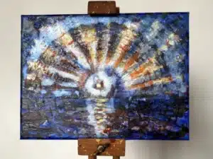 JEDEM SEINE SONNE - Ölbild