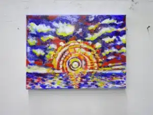 JEDEM SEINE SONNE - Ölbild