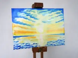 JEDEM SEINE SONNE - Ölbild