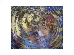 GOLDENE NACHT - Hochwertiger Kunstdruck in unterschiedlichen Größen mit limitierter Auflage von 6 Stück