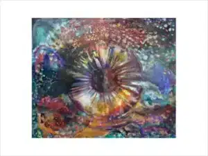 KOSMISCHES AUGE - Hochwertiger Kunstdruck in unterschiedlichen Größen mit limitierter Auflage von 6 Stück