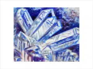 BERGKRISTALL - Hochwertiger Kunstdruck in unterschiedlichen Größen mit limitierter Auflage von 6 Stück