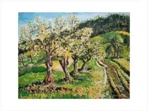 APFELBÄUME - Hochwertiger Kunstdruck in unterschiedlichen Größen mit limitierter Auflage von 6 Stück