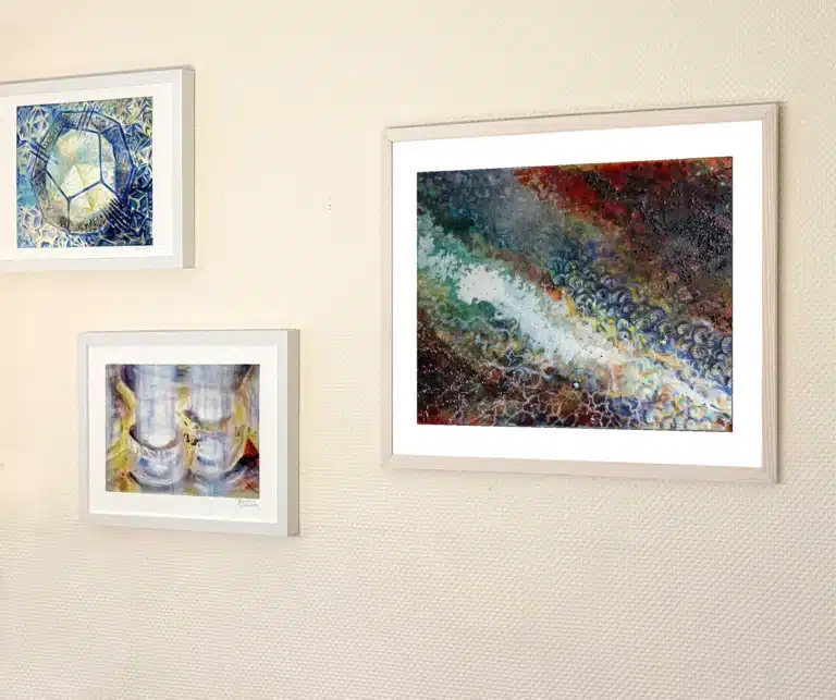 auf Büttenpapier in den Größen 30 x 40 cm und 50 x 60 cm