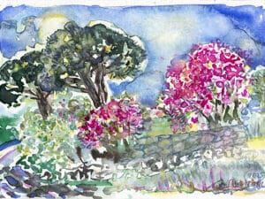 05_2025_ALONNISOS_17 x 24 cm_Detail 03_On the way to the old town