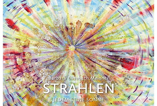 Leporello STRAHLEN, 740 x 210 mm, Faltblatt gefalzt auf DIN A5, vertikaler Zickzackfalz, 10-seitig, 300g hochwertiger Qualitätsdruck matt