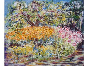 SONNENHÜTE - Original-Ölbild 50 x 60 cm, 2024, Ölfarbe auf Leinwand