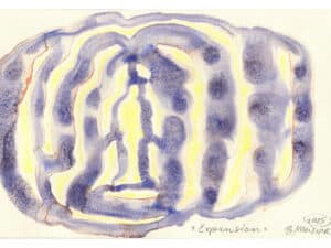 EXPANSION Original-Aquarell auf Aquarellpapier, 17 x 24 cm, 2026