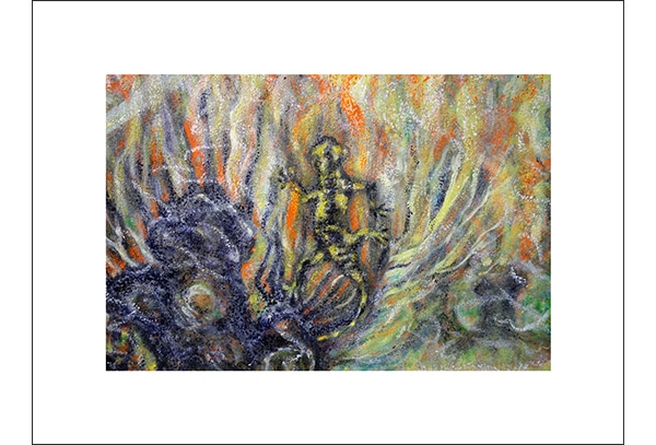 FEUERSALAMANDER - Hochwertige Kunstdrucke – eine wunderbare Alternative zum Original! Gedruckt auf archivfestem Büttenpapier oder Leinwand mit pigmentierten Tinten. Erhätlich in den Größen 18 x 24 cm, 30 x 40 cm, 50 x 60 cm oder in einer Größe/Ausschnitt deiner Wahl, rückseitig handsigniert und datiert, mit Künstlerstempel – in einer limitierten Auflage von sechs Exemplaren.