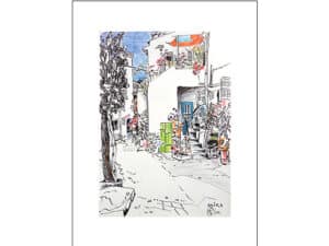 ALTSTADT VON BAŠKA - Hochwertige Kunstdrucke – eine wunderbare Alternative zum Original! Gedruckt auf archivfestem Büttenpapier oder Leinwand mit pigmentierten Tinten. Erhältlich in den Größen 18 x 24 cm, 30 x 40 cm, 50 x 60 cm oder in einer Größe/Ausschnitt deiner Wahl, rückseitig handsigniert und datiert, mit Künstlerstempel – in einer limitierten Auflage von sechs Exemplaren.