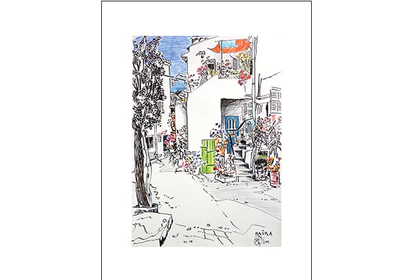 ALTSTADT VON BAŠKA - Hochwertige Kunstdrucke – eine wunderbare Alternative zum Original! Gedruckt auf archivfestem Büttenpapier oder Leinwand mit pigmentierten Tinten. Erhältlich in den Größen 18 x 24 cm, 30 x 40 cm, 50 x 60 cm oder in einer Größe/Ausschnitt deiner Wahl, rückseitig handsigniert und datiert, mit Künstlerstempel – in einer limitierten Auflage von sechs Exemplaren.