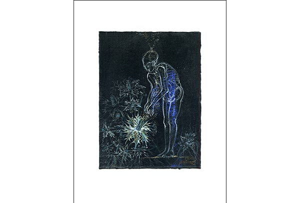 MONDDISTEL - Hochwertige Kunstdrucke – eine wunderbare Alternative zum Original! Gedruckt auf archivfestem Büttenpapier oder Leinwand mit pigmentierten Tinten. Erhältlich in den Größen 18 x 24 cm, 30 x 40 cm, 50 x 60 cm oder in einer Größe/Ausschnitt deiner Wahl, rückseitig handsigniert und datiert, mit Künstlerstempel – in einer limitierten Auflage von sechs Exemplaren.