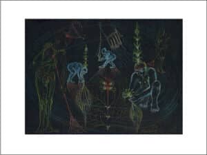 COSMIC SEEDS - Hochwertige Kunstdrucke – eine wunderbare Alternative zum Original! Gedruckt auf archivfestem Büttenpapier oder Leinwand mit pigmentierten Tinten. Erhältlich in den Größen 18 x 24 cm, 30 x 40 cm, 50 x 60 cm oder in einer Größe/Ausschnitt deiner Wahl, rückseitig handsigniert und datiert, mit Künstlerstempel – in einer limitierten Auflage von sechs Exemplaren.